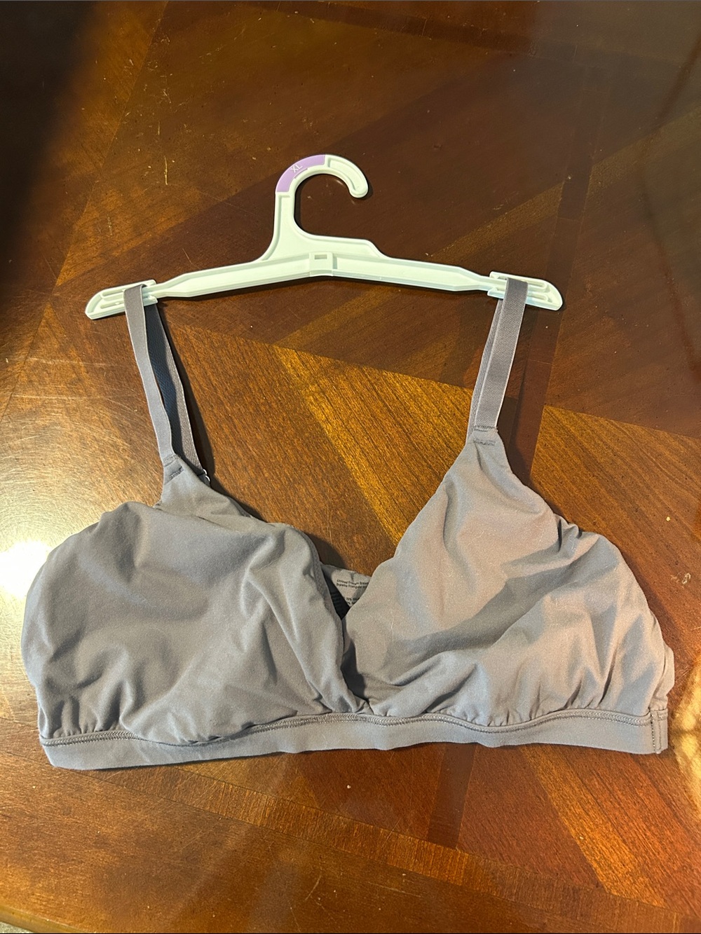 Auden Wireless Bralette In Dusty Plum
